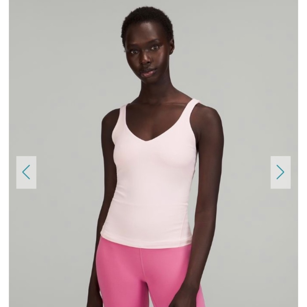 lululemon Align Tank *Waist Strawberry Milkshake